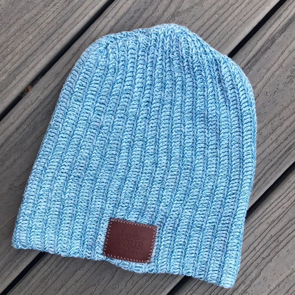 Light Blue ‘Love Your Melon’ Beanie
